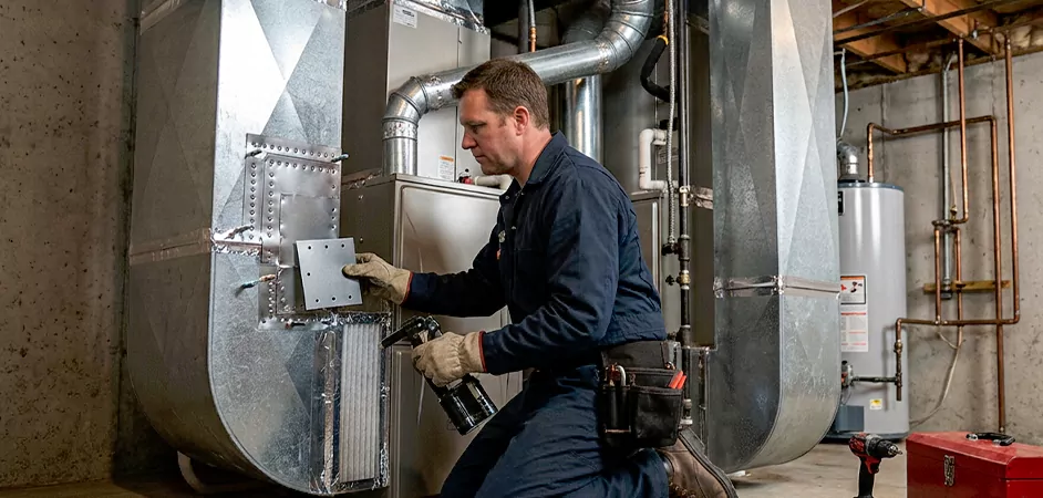 Supply and Return Plenum Repair in Howell