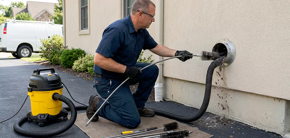 Eco Friendly Commercial Dryer Vent Cleaning in Howell