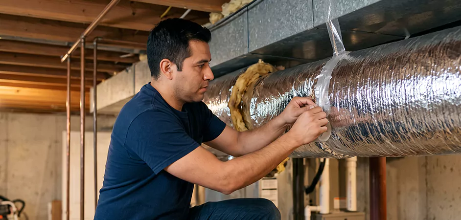 Duct Insulation Upgrade in Howell