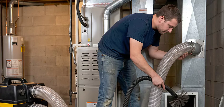 Negative Pressure Duct Cleaning for Large and Long Duct Systems in Howell